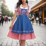 Traditional Bavarian Oktoberfest German Beer Wench Cosplay Costume