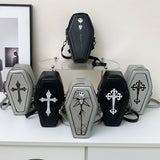 Gothic Coffin Shape Messenger Bag