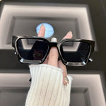 Oversized Square Retro Sunglasses - Luxury Polycarbonate Shades