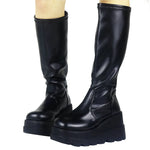 Goth High Heels Platform Boots - Alt Style Clothing