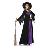 Witch Vampire Scary Purple Carnival Costume - Alt Style Clothing