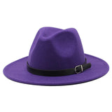 Wool Blend Fedora Jazz Hat – Stylish Outdoor Hat