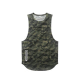 Camouflage Sport Tank Top - Lightweight Gym Running Vest