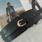 Leather Wide Girdle Ladies Luxury Belt