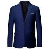 Slim Fit Casual Western Blazer - Double Breasted Smart Casual Jacket