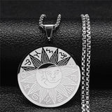 Seven Archangels Amulet Stainless Steel Necklace - The Ultimate Gothic Talisman for Protection and Guidance