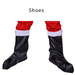 Classic Santa Claus Costume Set - Top, Pants, and Hat