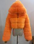 High-End Fox Fur Leather Coat – Luxury Thick Warm Fur for Ladies