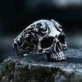 Gothic Skull Punk Ring Stainless Steel