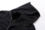 Zipper Cardigan Sweatshirt Cloak Hoodie - Alt Style Clothing