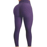 Title: High-Waisted Bump Texture Leggings with Fold-Over Waistband