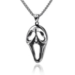 Edgy Stainless Steel 3D Skull Pendant Necklace for Punk Lovers