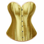 Overbust Leather Corset Bustier Top Perfect for Nightclub