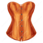 Overbust Leather Corset Bustier Top Perfect for Nightclub