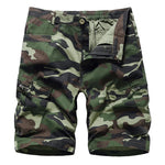 Multi-Pocket Camouflage Casual Cargo Shorts