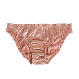 Underwear Low Waist Spot Sexy Soft Comfortable Super Elastic Satin Panties