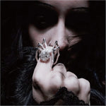 Gothic Spider Ring Charm