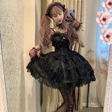 Japanese Victorian Gothic Dress Vintage Girl - Alt Style Clothing