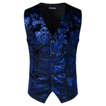 Steampunk Gothic Double-Breasted Cosplay Vest - V-Neck Design