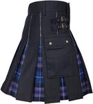 Utility Kilt Jeans Hybrid for Men - Featuring a Modern Twist on a Classic Scottish Design - Alt Style Clothing