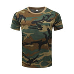 Camouflage T-shirt Short Sleeve Military - Alt Style Clothing