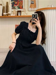 Vintage Gothic Ball Gown Party Dress with Butterfly Sleeves