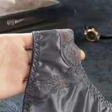 High Elastic Ice Silk Lace Thongs Mesh Underwear