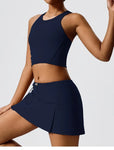 2-piece Tennis 2 Piece Set With Skirt And Top