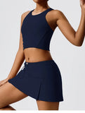 2-piece Tennis 2 Piece Set With Skirt And Top