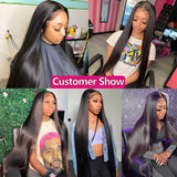 Straight Peruvian Remy Human Hair Weave Bundles - 100% Natural Black Extensions