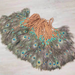 Boho Peacock Feather Adjustable Headdress - Women's Novelty Hair Band