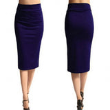 Sleek Office-Ready Pencil Skirt – Stretch Bodycon Midi for Streetwear Style