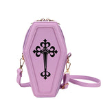 Gothic Coffin Shape Messenger Bag