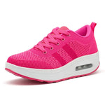Thick Bottom Women's Walking Sneakers - Comfortable and Fashionable
