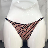 Thongs Luxury Ice Silk Underwear Low Waist Satin Panties