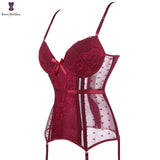 Beonlema Lace Corset Bustiers and Mesh Underwear