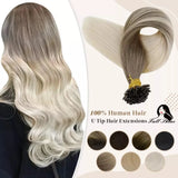 Full Shine U Tip Fusion Hair Extensions - Pre-Bonded Brazilian Human Hair