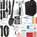 142pcs Survival First Aid Kit Outdoor Gear
