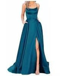 Velvet One Shoulder Formal Party Gown Long Maxi Dress - Alt Style Clothing