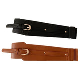 Leather Wide Girdle Ladies Luxury Belt - Alt Style Clothing