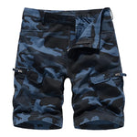 Multi-Pocket Camouflage Casual Cargo Shorts