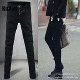 Cool Gothic Super Skinny Slim Fit Jeans - High Street Punk Style