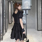 Gothic Style Bandage Emo Clothes Mini Dress - Alt Style Clothing