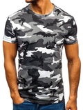 Camo Pattern Outdoor Sporty T-Shirt - Alt Style Clothing