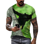 Men's Panther Graphic T-Shirt – Casual Street Style