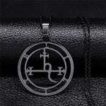 Stainless Steel Demon Seal Necklace - Alt Style Clothing