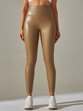 Sexy PU Leather Leggings for Women with Push-Up Effect on Hips