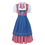 Traditional Bavarian Oktoberfest German Beer Wench Cosplay Costume