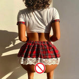 Sexy Lingerie Cosplay Uniform Schoolgirl - Alt Style Clothing