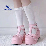 Flats Sweet Heart Buckle Shoes - Alt Style Clothing